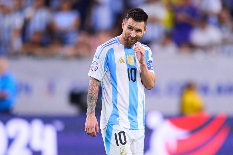 RECORD DATE NOT STATED Copa America USA 2024 Argentina vs Ecuador Quarterfinals Lionel Messi of Argentina during the CON