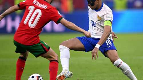 Portugalia - Franța 0-0, digisport.ro. Diogo Costa, paradă de zile mari la ”ghiuleaua” lui Theo Hernandez