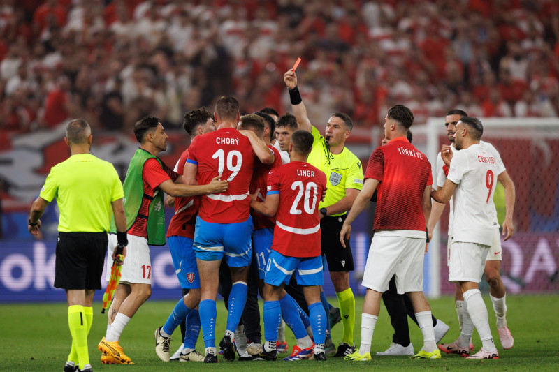 ČESKO TURECKO EURO 2024 FOTBAL