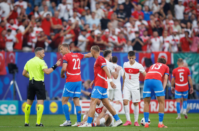 ČESKO TURECKO EURO 2024 FOTBAL