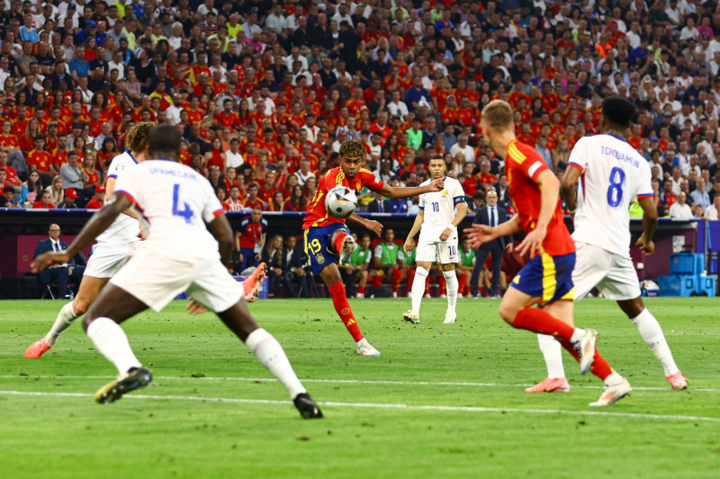 Spain v France, UEFA European Championship 2024, Semi Final, Football, Munich Football Arena, Munich, Germany - 09 Jul 2024