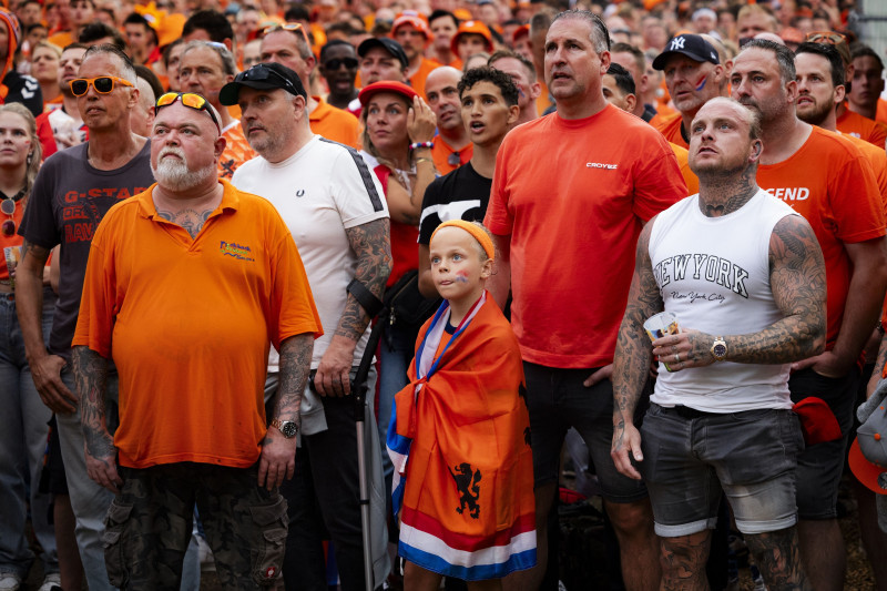 Dutch Supporters for the European Championship Semi-Finals in Dortmund - 10 Jul 2024