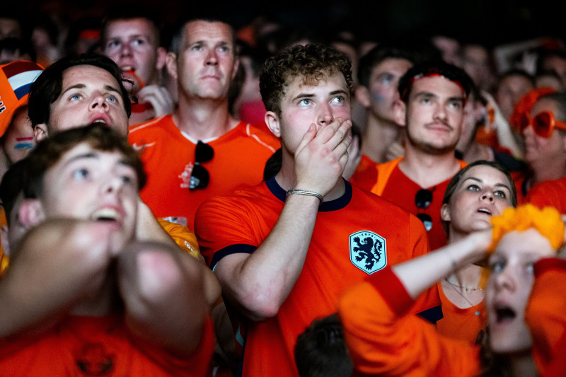 Dutch Supporters for the European Championship Semi-Finals in Dortmund - 10 Jul 2024