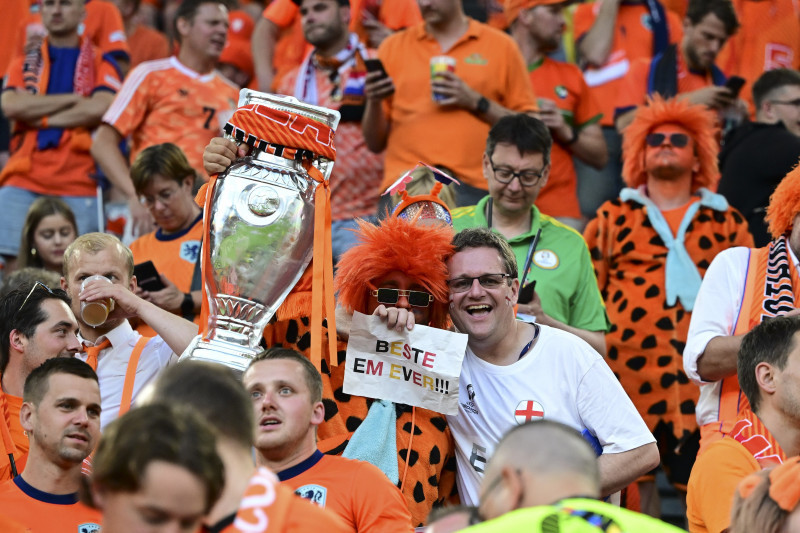 UEFA EURO 2024: Netherlands vs England semi - finals in Dortmund, Stadion Dorrtmund, North Rhine-Westphalia, Germany - 10 Jul 2024