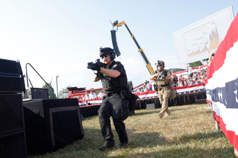 Donald Trump Injured During Shooting At Campaign Rally In Butler, PA