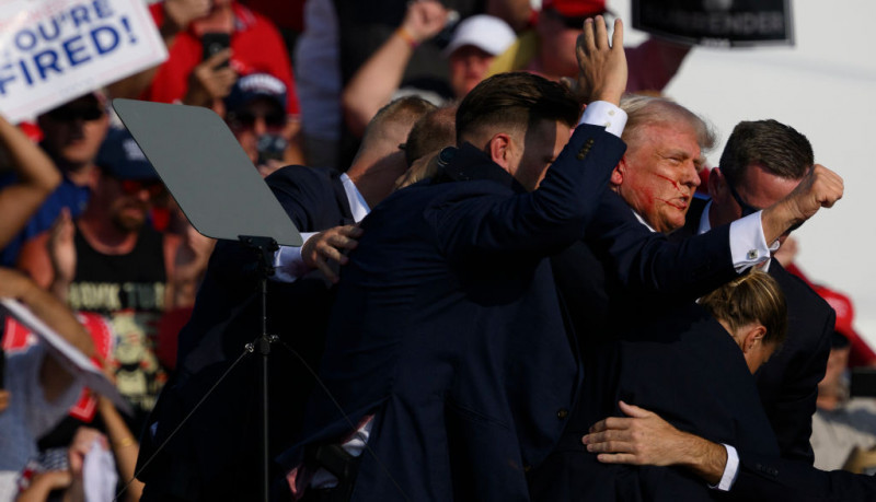 Donald Trump Holds A Campaign Rally In Butler, Pennsylvania