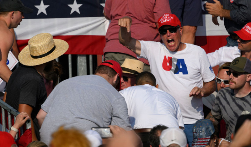 Donald Trump Holds A Campaign Rally In Butler, Pennsylvania