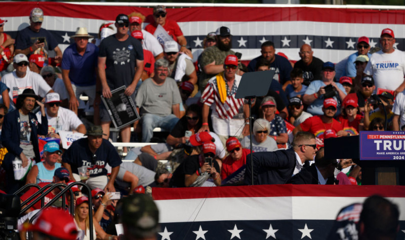 Donald Trump Holds A Campaign Rally In Butler, Pennsylvania