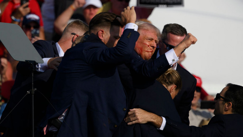 Donald Trump Holds A Campaign Rally In Butler, Pennsylvania