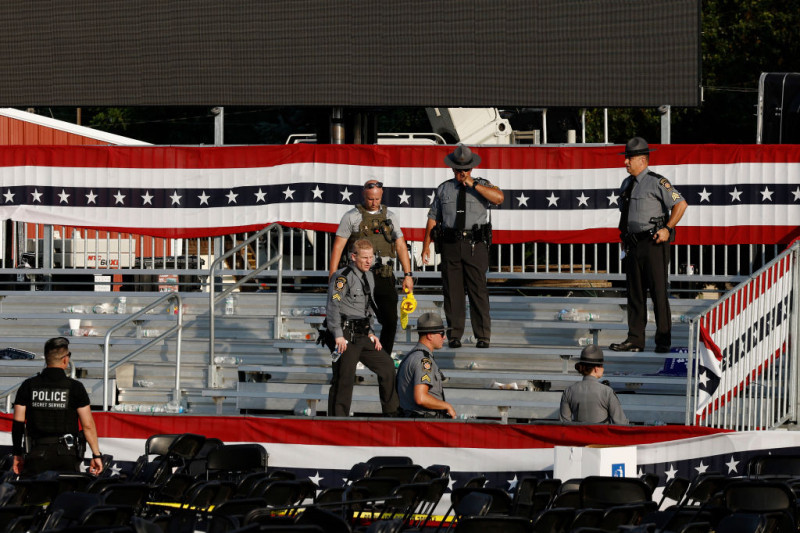 Donald Trump Holds A Campaign Rally In Butler, Pennsylvania