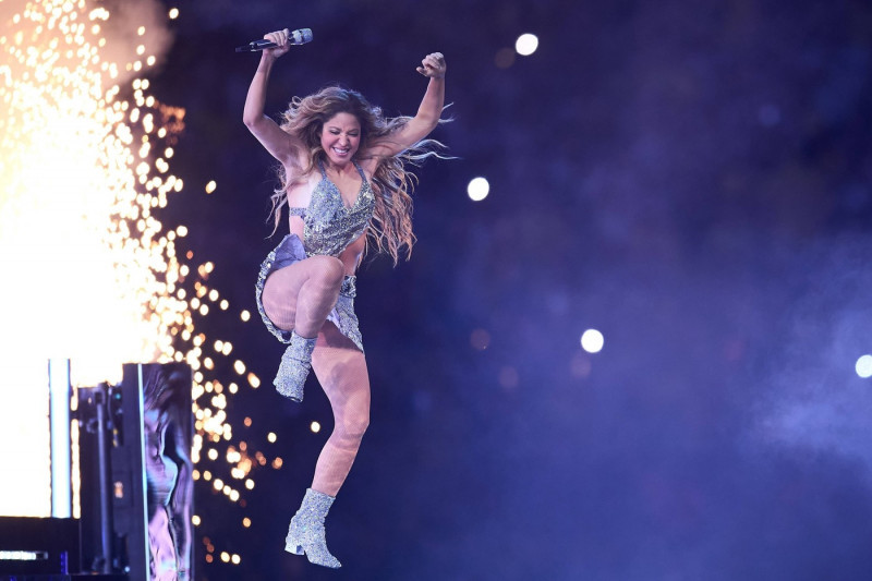 RECORD DATE NOT STATED Copa America USA 2024 Argentina vs Colombia - Final Colombian singer Shakira performs onstage in