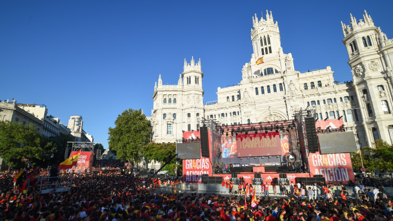 (SP)SPAIN MADRID FOOTBALL EURO 2024 SPANISH NATIONAL TEAM CELEBRATION