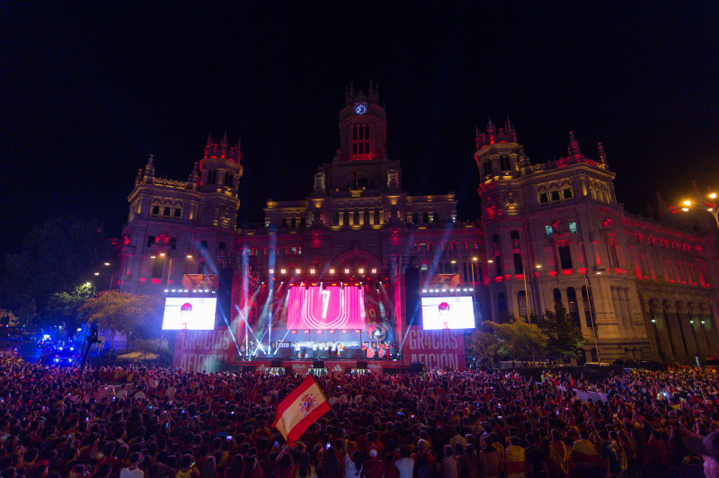 (SP)SPAIN MADRID FOOTBALL EURO 2024 SPANISH NATIONAL TEAM CELEBRATION