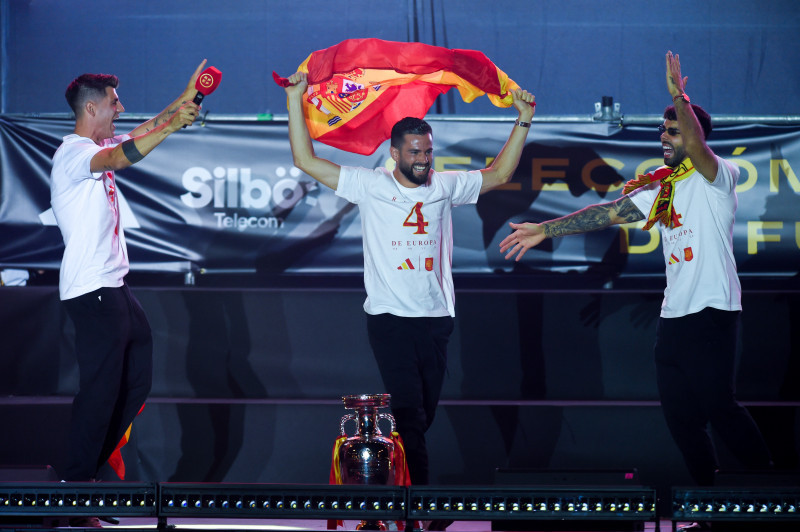 (SP)SPAIN MADRID FOOTBALL EURO 2024 SPANISH NATIONAL TEAM CELEBRATION