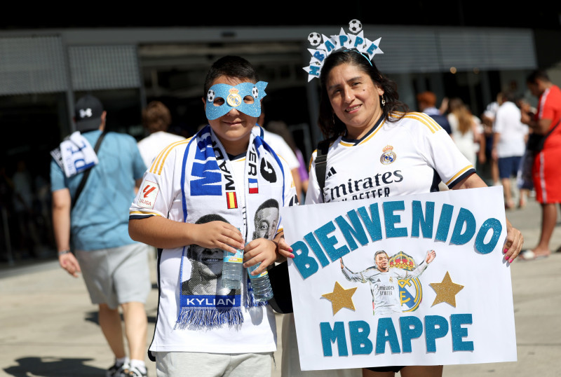 Kylian Mbappe Unveiling - Santiago Bernabeu