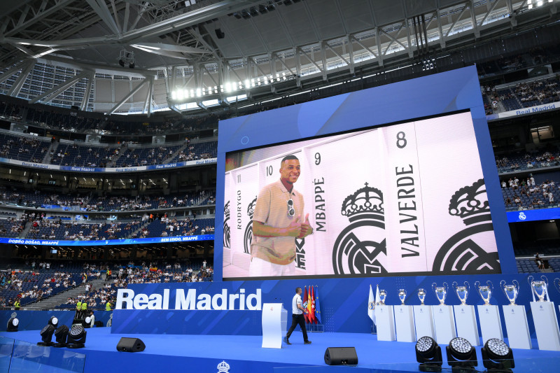 Real Madrid Unveils New Signing Kylian Mbappe