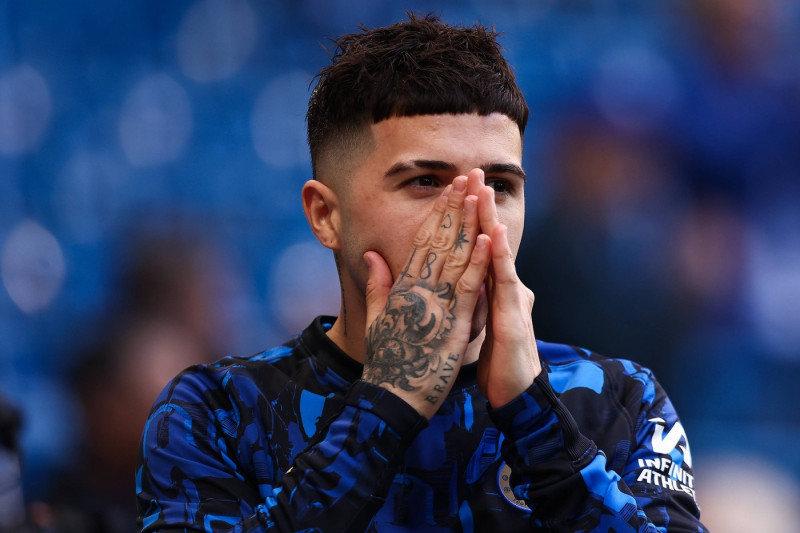 Chelsea v Burnley Premier League 30/03/2024. Enzo Fernandez of Chelsea during the Premier League match between Chelsea a