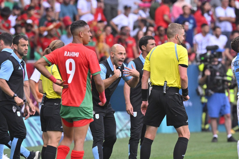 Javier Mascherano (Argentine), Mens football, Argentina vs Morocco , Men s preliminary round during the Olympic Games, O