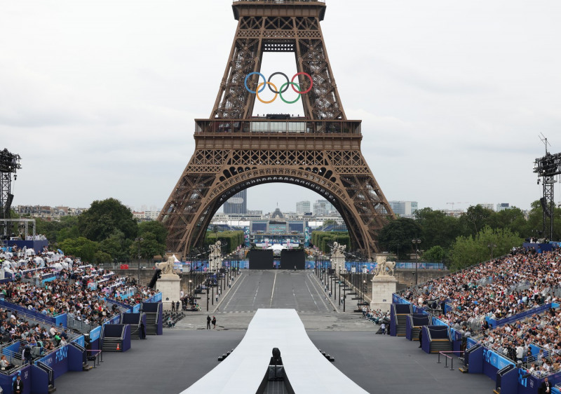 (PARIS2024) FRANCE PARIS OLY OPENING CEREMONY