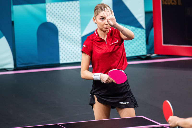 Bernadette Szocs (ROU)), Mixed doubles Table tennis, Tischtennis against Nicholas Lum and Minhyung Jee (AUS), Mixed doub