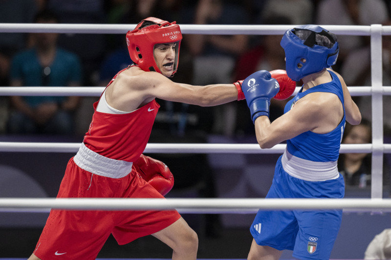 Paris 2024 - Controversal Biologically Male Boxer Imane Khelif in Women Category