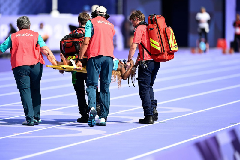 (PARIS2024) FRANCE PARIS OLY ATHLETICS 100M WOMEN