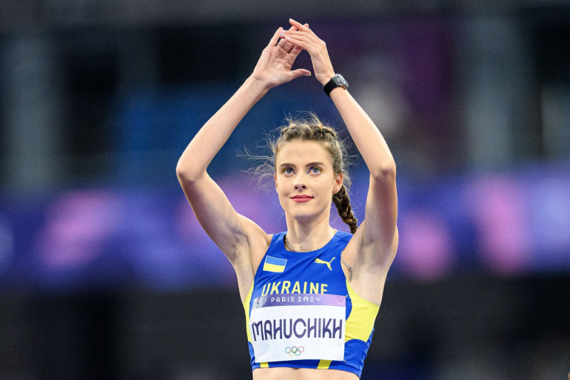 PARIS, FRANCE - 4 AUGUST, 2024: MAHUCHIKH Yaroslava, High Jump, Olympic Games, Olympische Spiele, Olympia, OS 2024 PUBLI