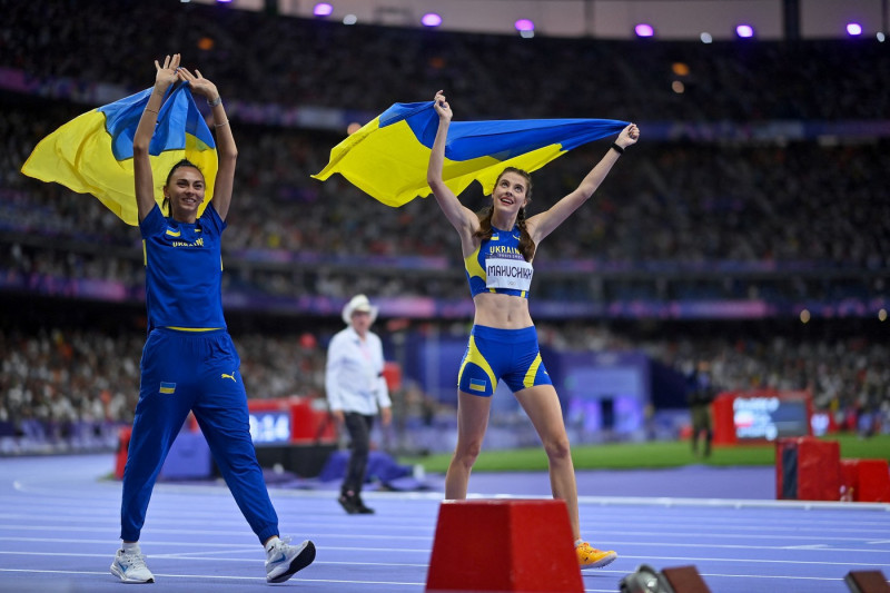 Paris 2024 - Ukraine's Yaroslava Mahuchikh Takes Gold in Women's High Jump, France - 04 Aug 2024