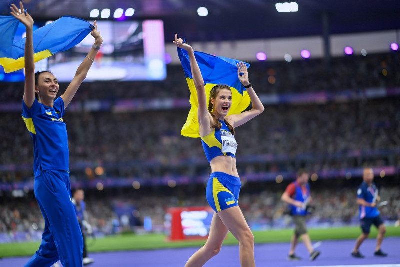 Paris 2024 - Ukraine's Yaroslava Mahuchikh Takes Gold in Women's High Jump, France - 04 Aug 2024