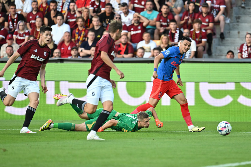 FOTBAL:SPARTA PRAGA-FCSB, PRELIMINARIILE LIGII CAMPIONILOR (6.08.2024)