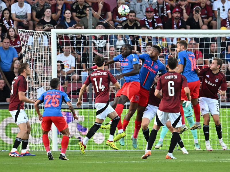 FOTBAL:SPARTA PRAGA-FCSB, PRELIMINARIILE LIGII CAMPIONILOR (6.08.2024)