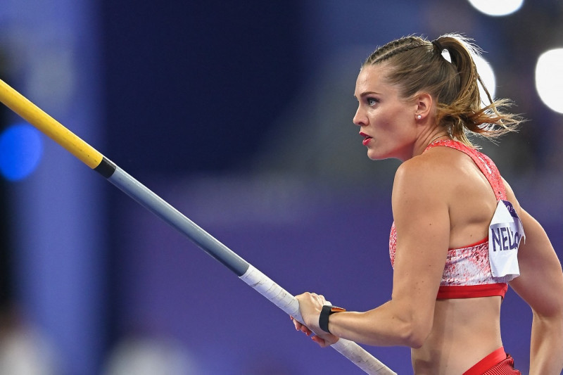 Paris 2024 - OnlyFans Star Alysha Newman Takes Bronze In Women's Pole Vault, Saint Denis, France - 07 Aug 2024