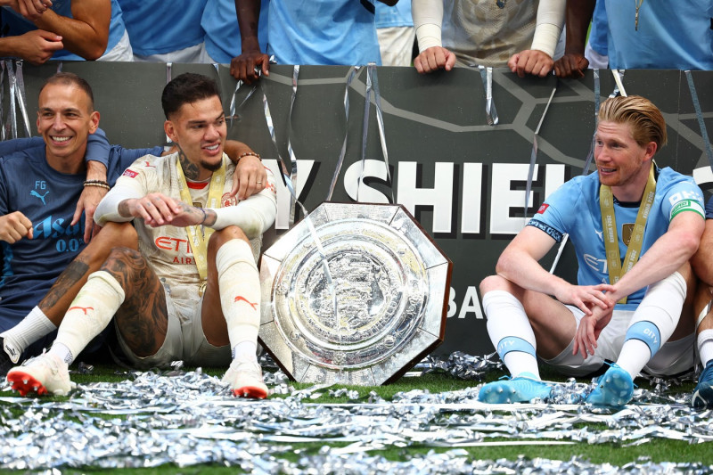 Manchester City v Manchester United, FA Community Shield, Football, Wembley Stadium, London, UK, 10 Aug 2024