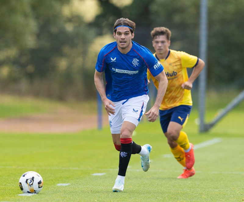 Rangers B v Derby County, Friendly football match, The Rangers Training Centre, Glasgow, Scotland, UK - 10 Aug 2024