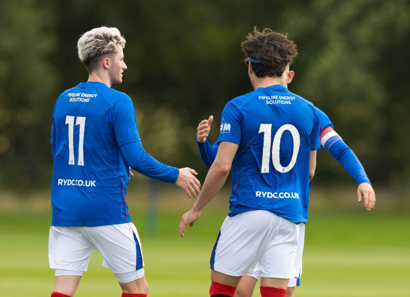 Rangers B v Derby County, Friendly football match, The Rangers Training Centre, Glasgow, Scotland, UK - 10 Aug 2024