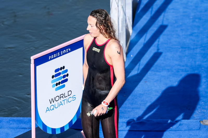 FRA, Paris, Olympischen Spiele Paris 2024, (0.08.2024, Freiwasserschwimmen Damen 10km, Pont Alexandre III) Leonie Beck (