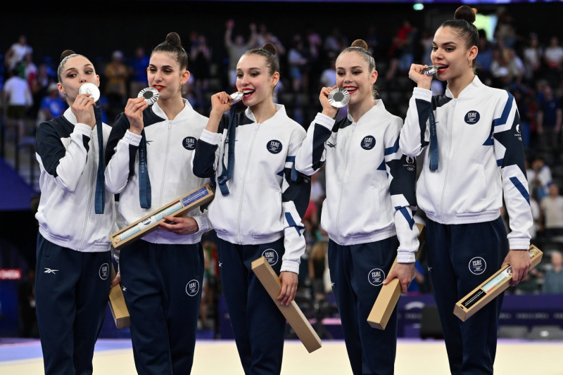 Parigi (Francia) 10/08/2024 - Olimpiadi Parigi 2024 / ginnastica ritmica/ foto Image nella foto: Israele PUBLICATIONxNOT