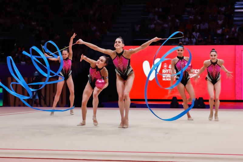 40th FIG Rhythmic gymnastics, Rhythmische Sportgymnastik, RSG World Championships; 27.08.2023 Senior Group Israel (Shani