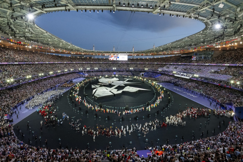 Letní olympijské hry 2024, závěrečný ceremoniál, slavnostní zakončení, stadion Stade de France