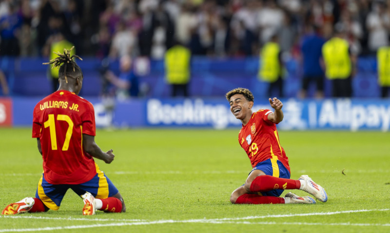 14.07.2024, Fussball UEFA EURO, EM, Europameisterschaft,Fussball 2024, Finale im Berliner Olympiastadion, Spanien - Engl