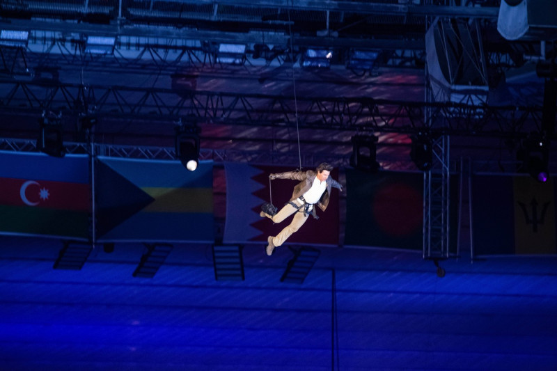 Tom Cruise - Ceremonie de Cloture - Closing Ceremony during the Olympic Games, Olympische Spiele, Olympia, OS Paris 2024