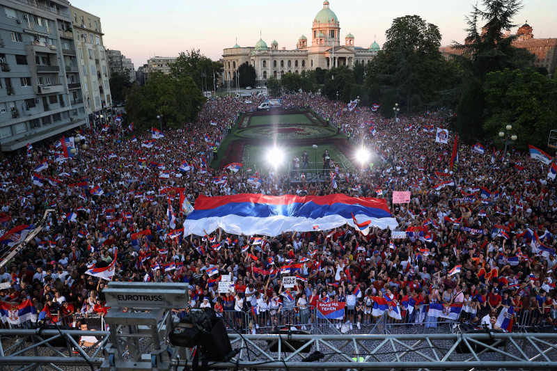 RECORD DATE NOT STATED 12.08.2024 Belgrade(Serbia) Arrival of Serbian olympic team after Paris 2024 Olympic Games, Olymp