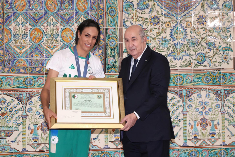 Algerian President Receives Imane Khelif And Other Medallists - Algiers