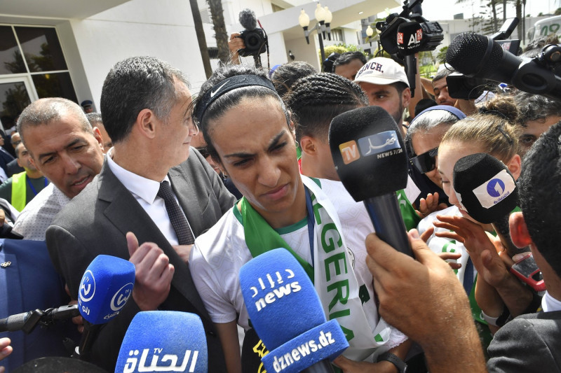 Algeria Arrival of the medalists from the 2024 Olympic Games