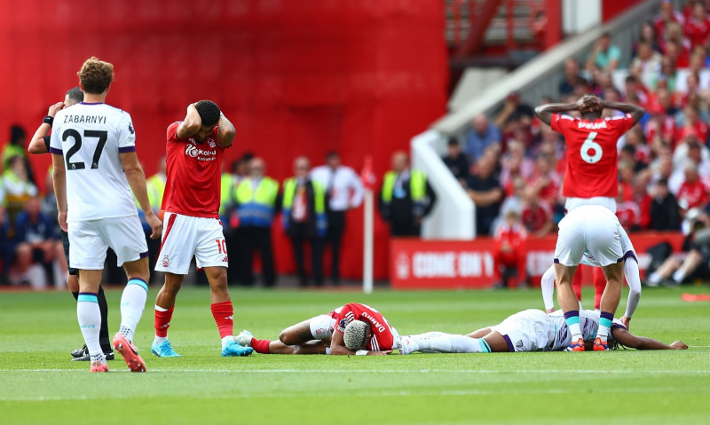 Nottingham Forest v AFC Bournemouth, Premier League, Football, City Ground, Nottingham, UK, 17 Aug 2024