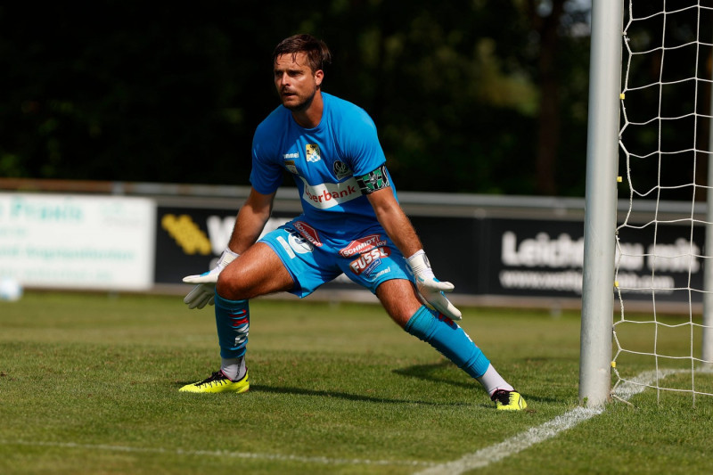 Andreas Leitner (1, SV Guntamatic Ried) - Künzing (Bayern/Deutschland) Fussball Herren, Saison 2024/2025 am 6.07.2024 im