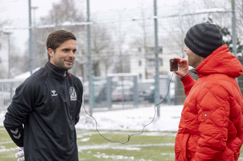 08.01.2024, Ried im Innkreis, AUT, Unterwegs in Oberösterreich, Trainingsstart SV Guntamatic Ried, im Bild Andreas Leitn