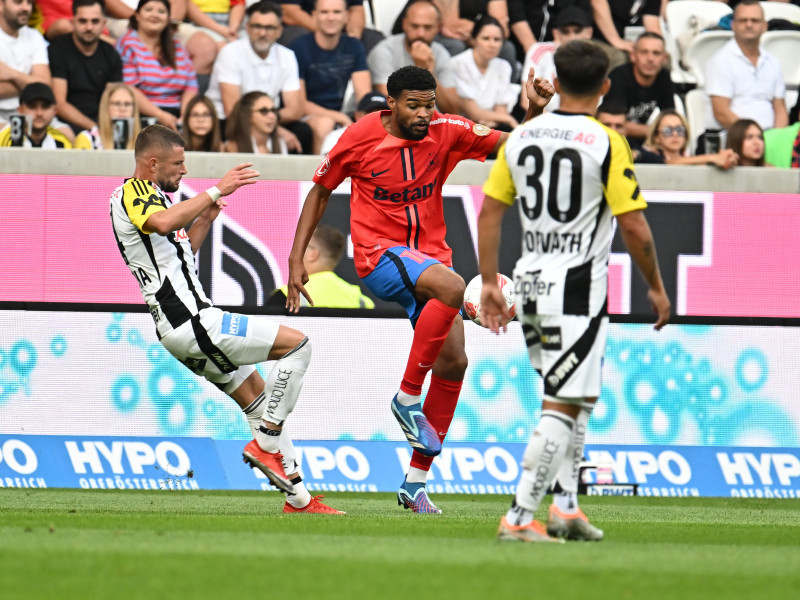 FOTBAL:LASK LINZ-FCSB, PLAY OFF EUROPA LEAGUE (22.08.2024)