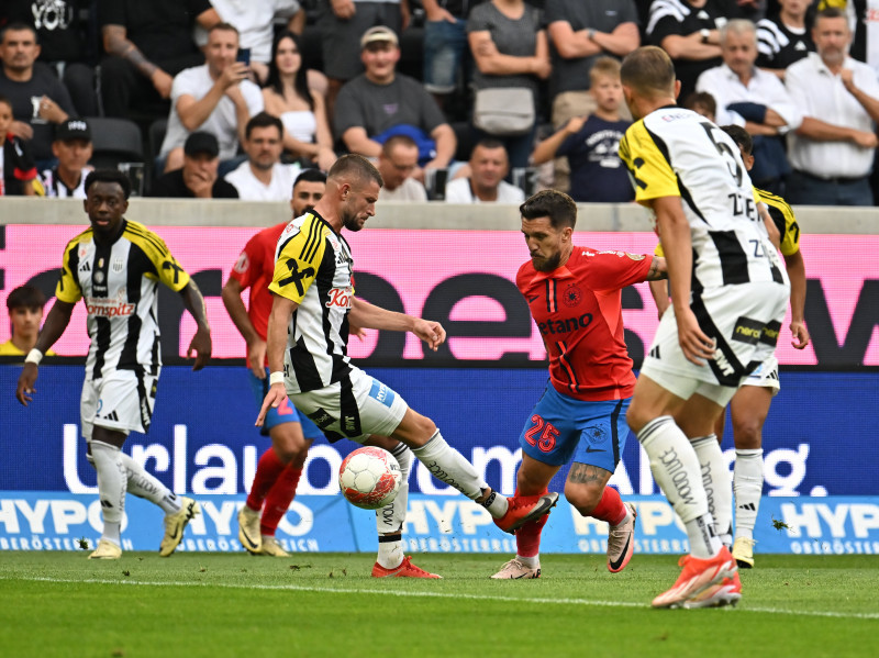 FOTBAL:LASK LINZ-FCSB, PLAY OFF EUROPA LEAGUE (22.08.2024)