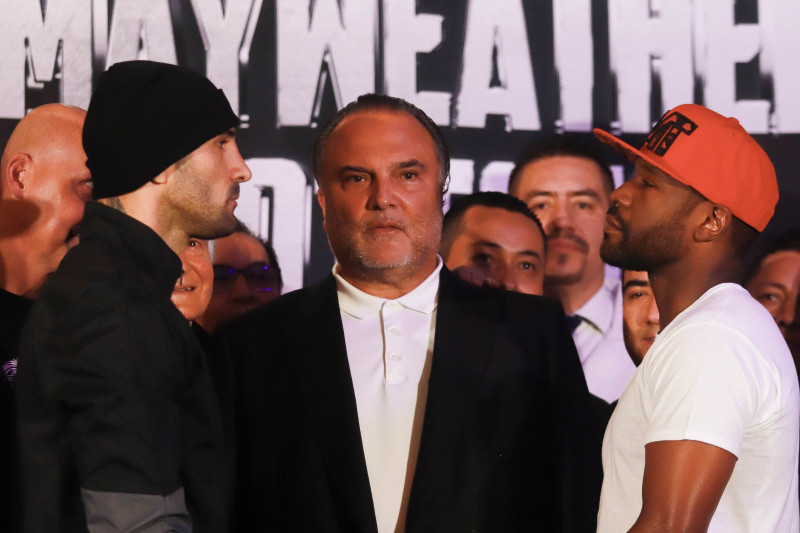 Ceremonial Weigh-in Mayweather v Gotti III